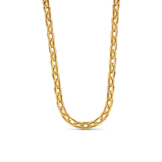 Chunky Link Necklace - 18K Gold-Plated